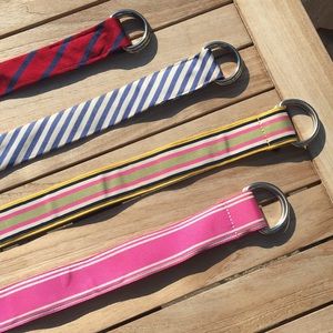 J. Crew silk and ribbon belts